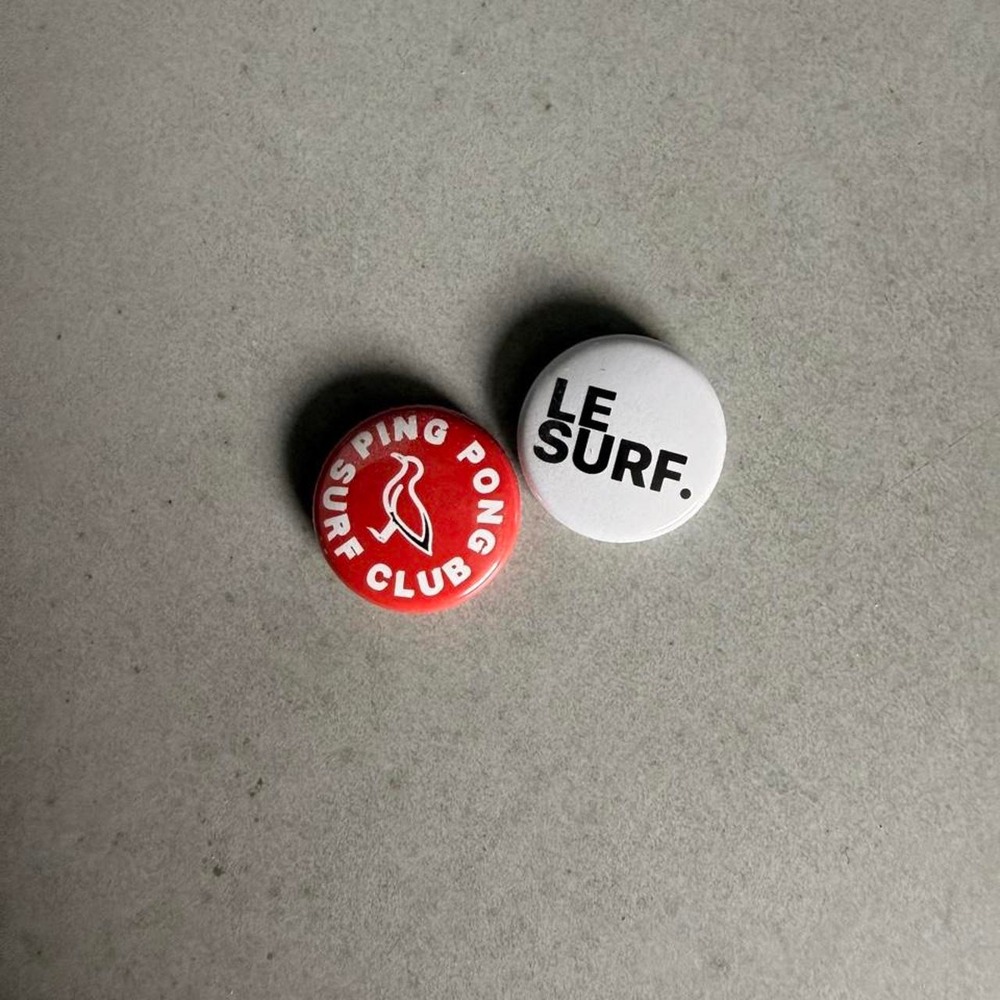 Le Surf x Fins Ping Pong Club Pins Preppy Fisherman Surf 2 Set